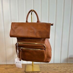 Cognac Women’s Backpack NWT